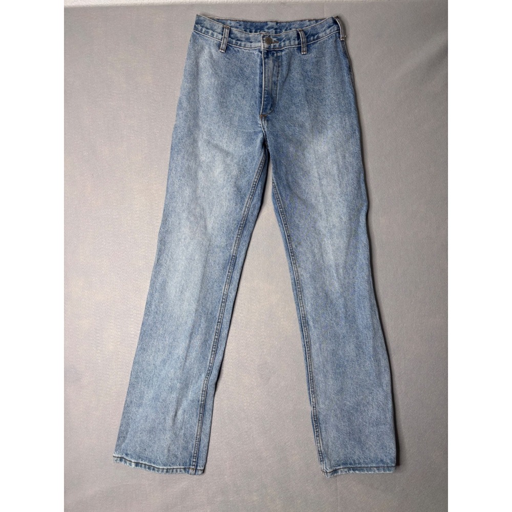 J. Galt Brandy Melville Light Wash High Waisted Straight Leg Jeans Blue Size S